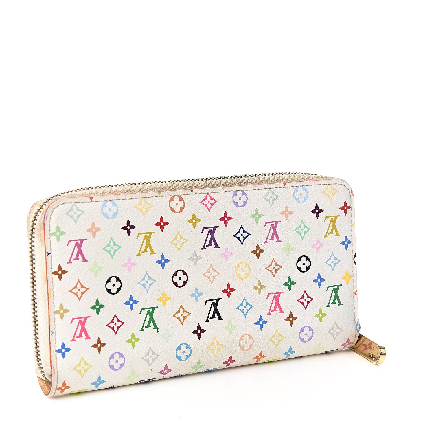 Louis Vuitton Monogram Multicolor Zippy Wallet White 2 of 11
