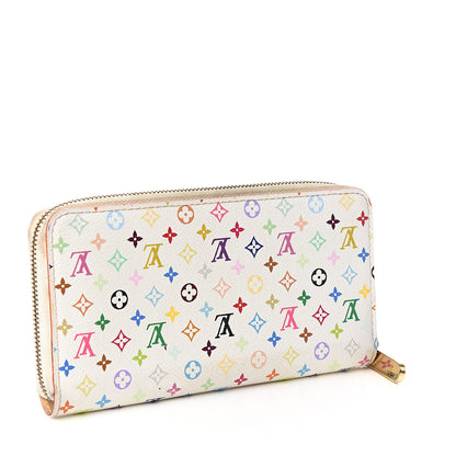 Louis Vuitton Monogram Multicolor Zippy Wallet White 2 of 11