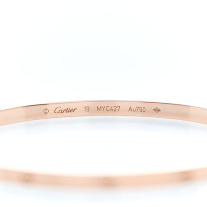 Cartier 18K Pink Gold Small LOVE Bracelet 19 4 of 4