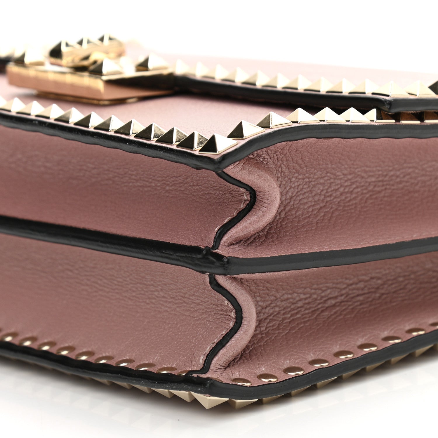 Valentino Garavani Buffalo Rockstud No Limit Top Handle Bag Lipstick 9 of 9