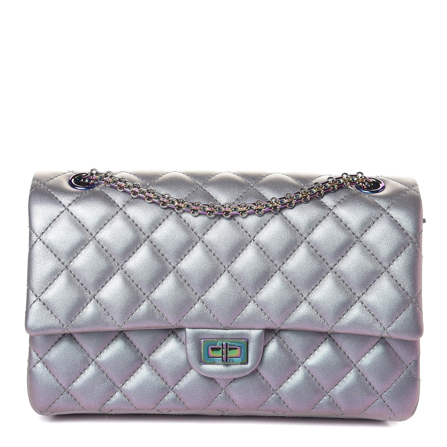 Chanel Iridescent Lambskin Quilted 2.55 Reissue 226 Flap Light Purple 1 of 9