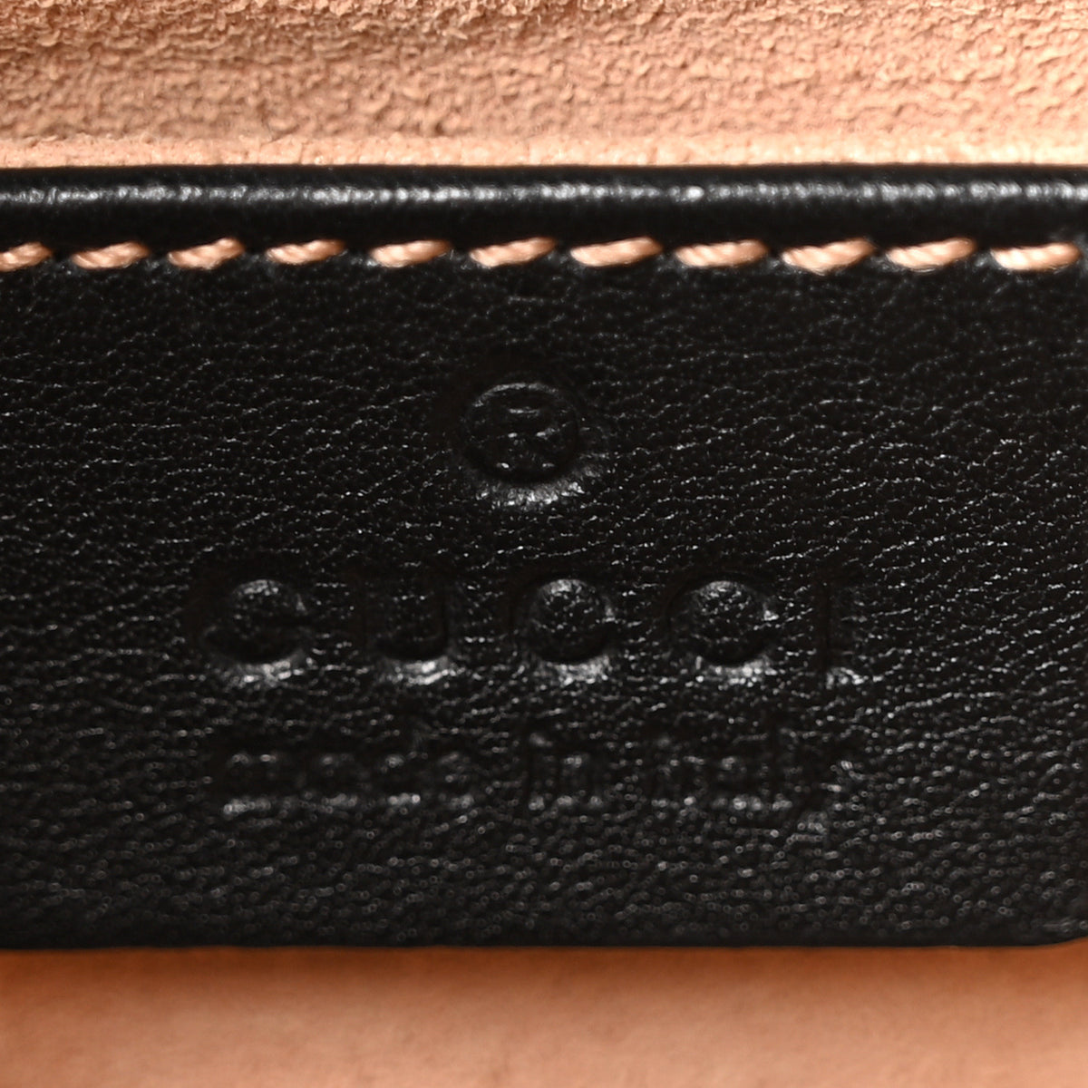 Gucci Calfskin Matelasse Studded Mini Pearly GG Marmont Shoulder Bag Black 6 of 10