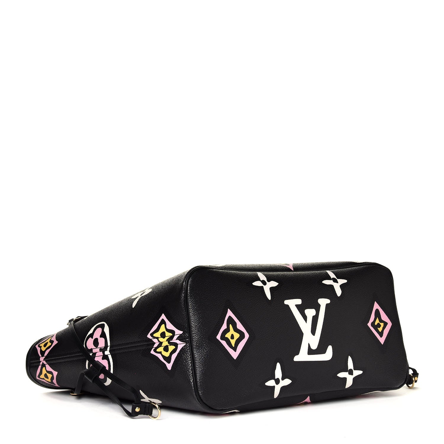 Louis Vuitton Monogram Giant Wild At Heart Neverfull MM Black 3 of 4