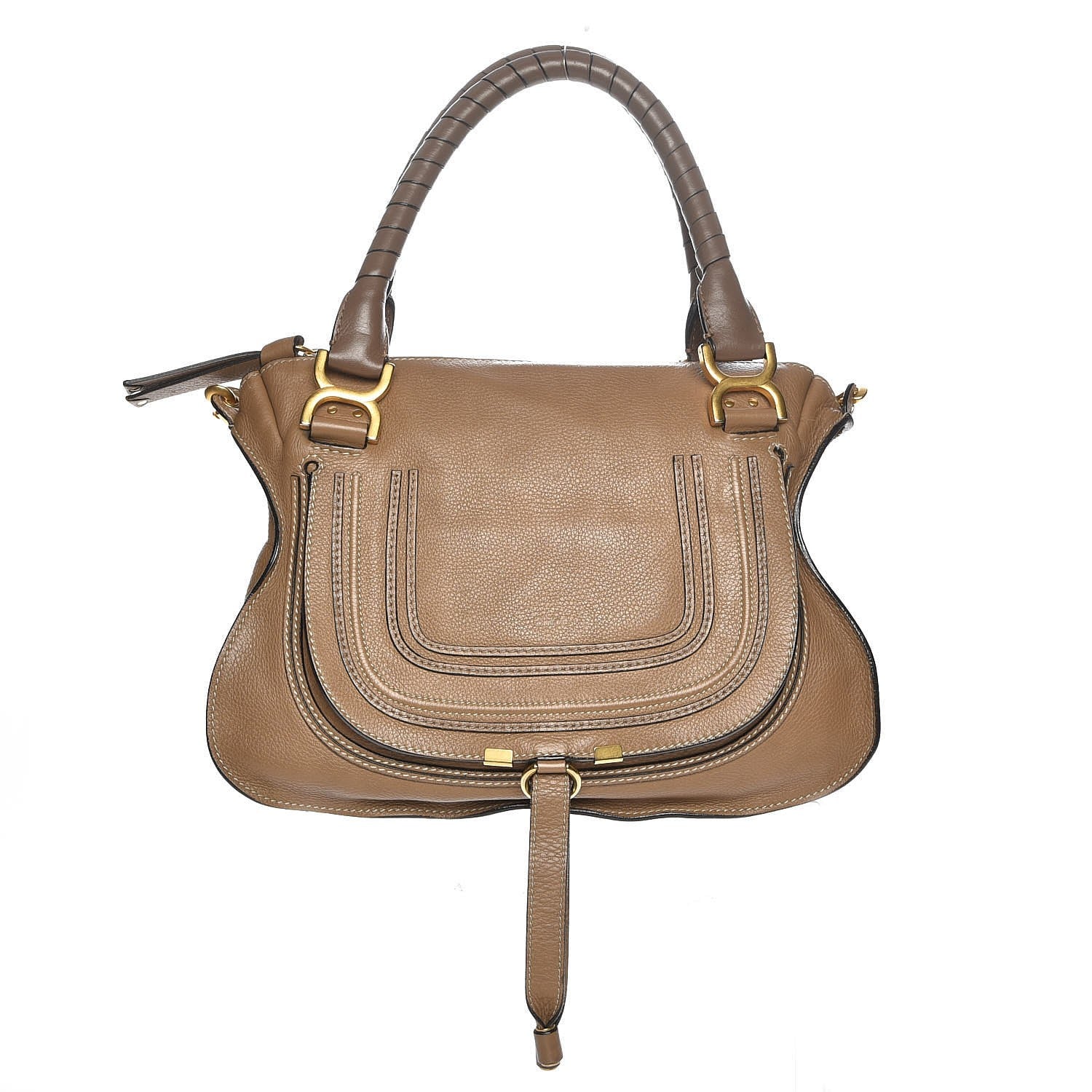 Chloe Calfskin Medium Marcie Satchel Nut 1 of 10