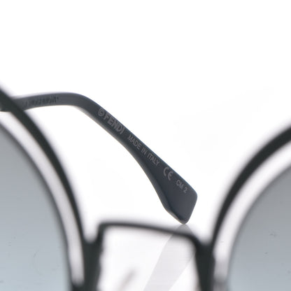 Fendi Hypnoshine Sunglasses FF 0215/S Matte Blue Green 6 of 8