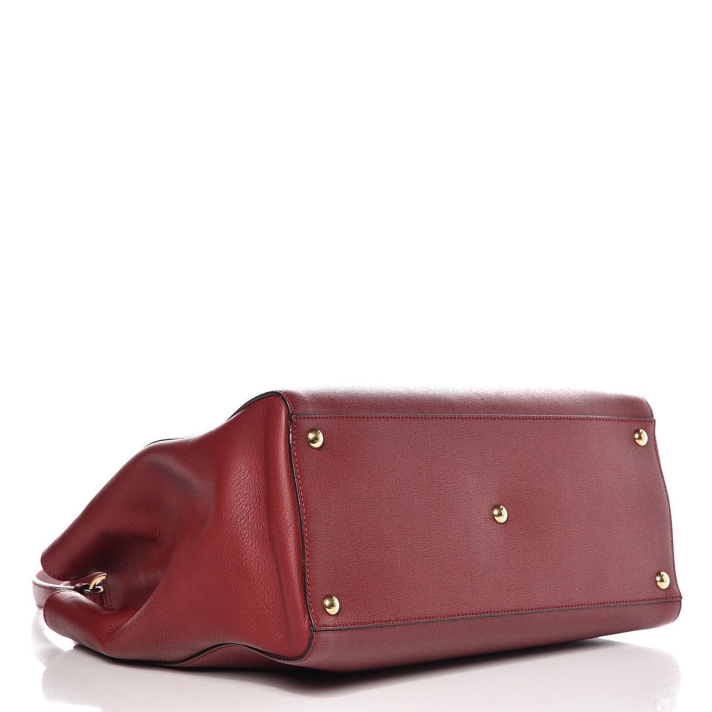 Vitello Elite Regular 2Jours Tote Rosso Scuro Ciliegia