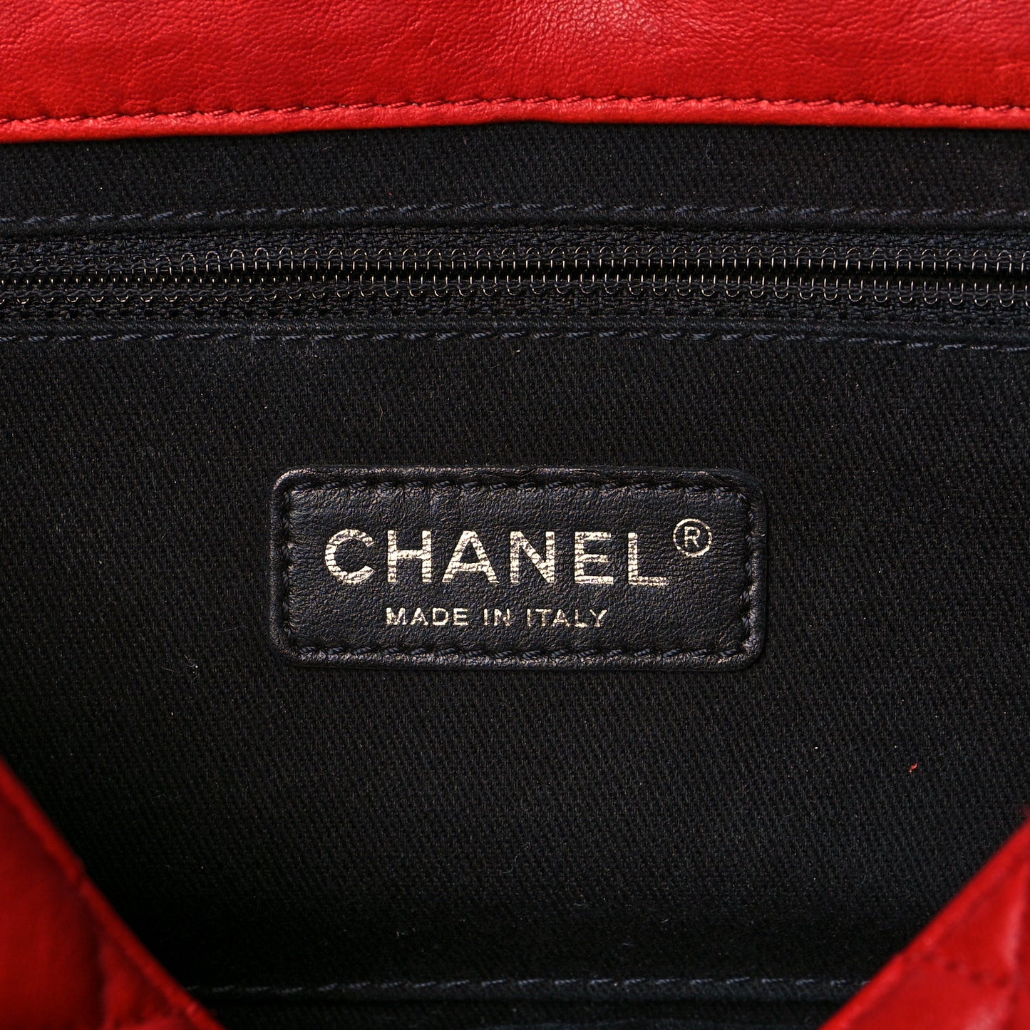 Washed Lambskin Jumbo Take Away Flap Red