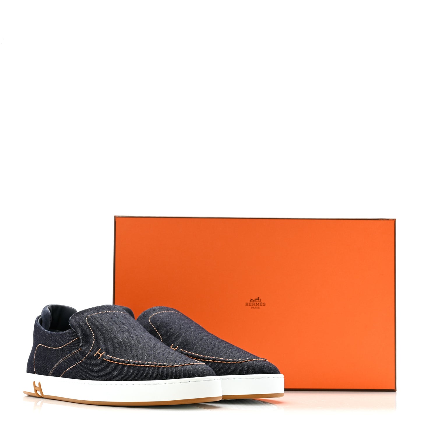Denim Mens Kiddy Slip On Sneakers 43