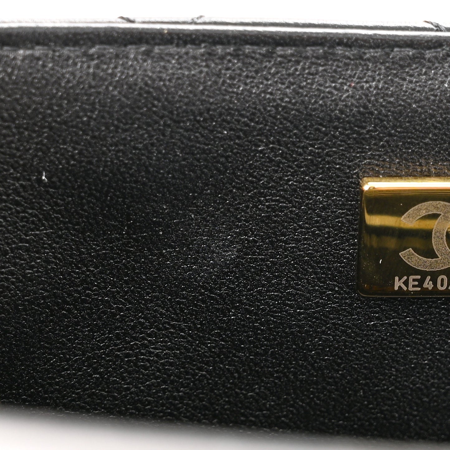 Lambskin Quilted Mini Square Flap Black