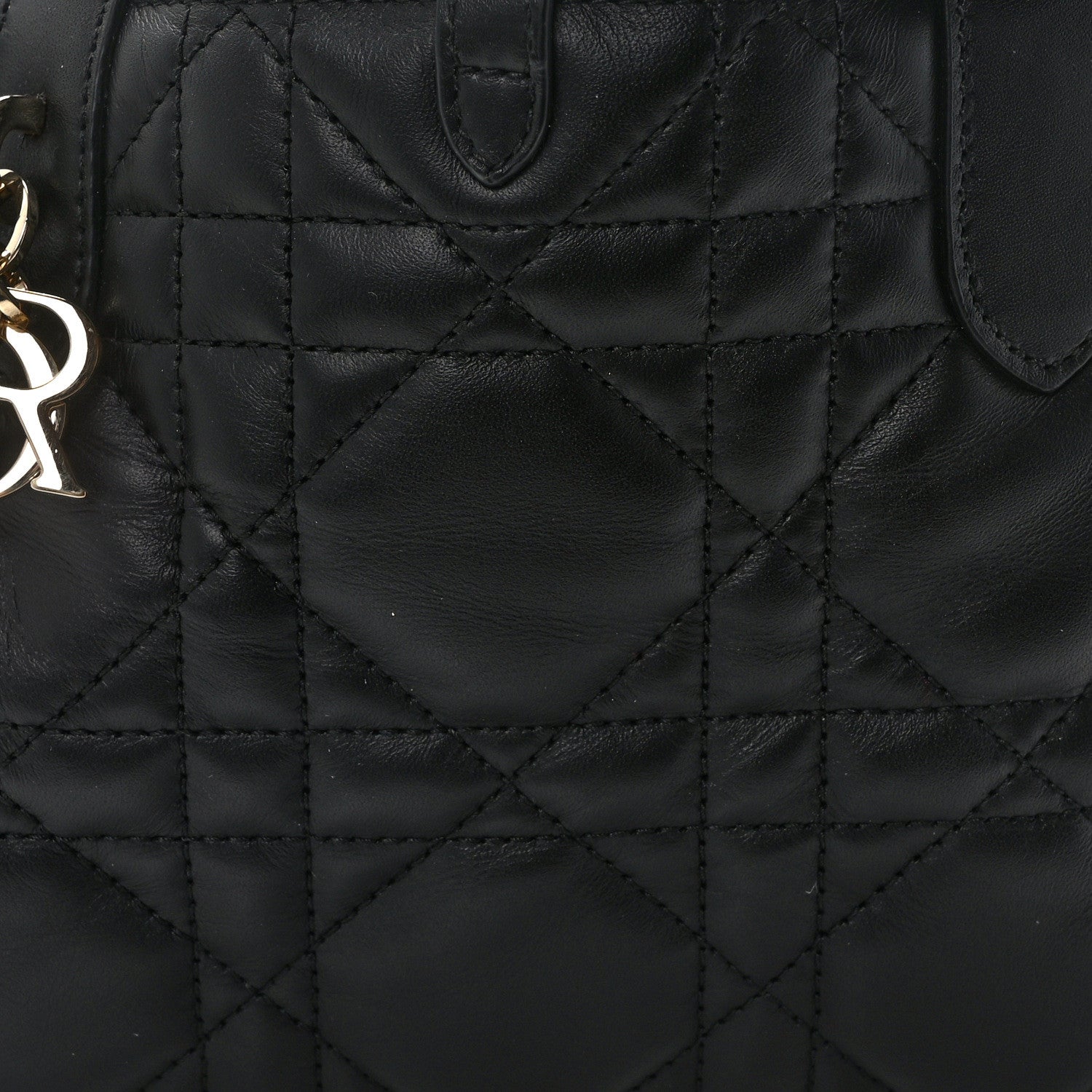 Christian Dior Calfskin Macrocannage Small Toujours Black 9 of 11