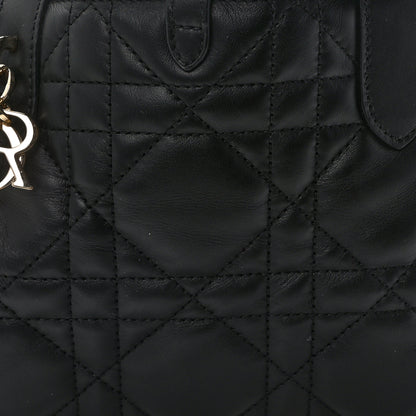 Christian Dior Calfskin Macrocannage Small Toujours Black 9 of 11