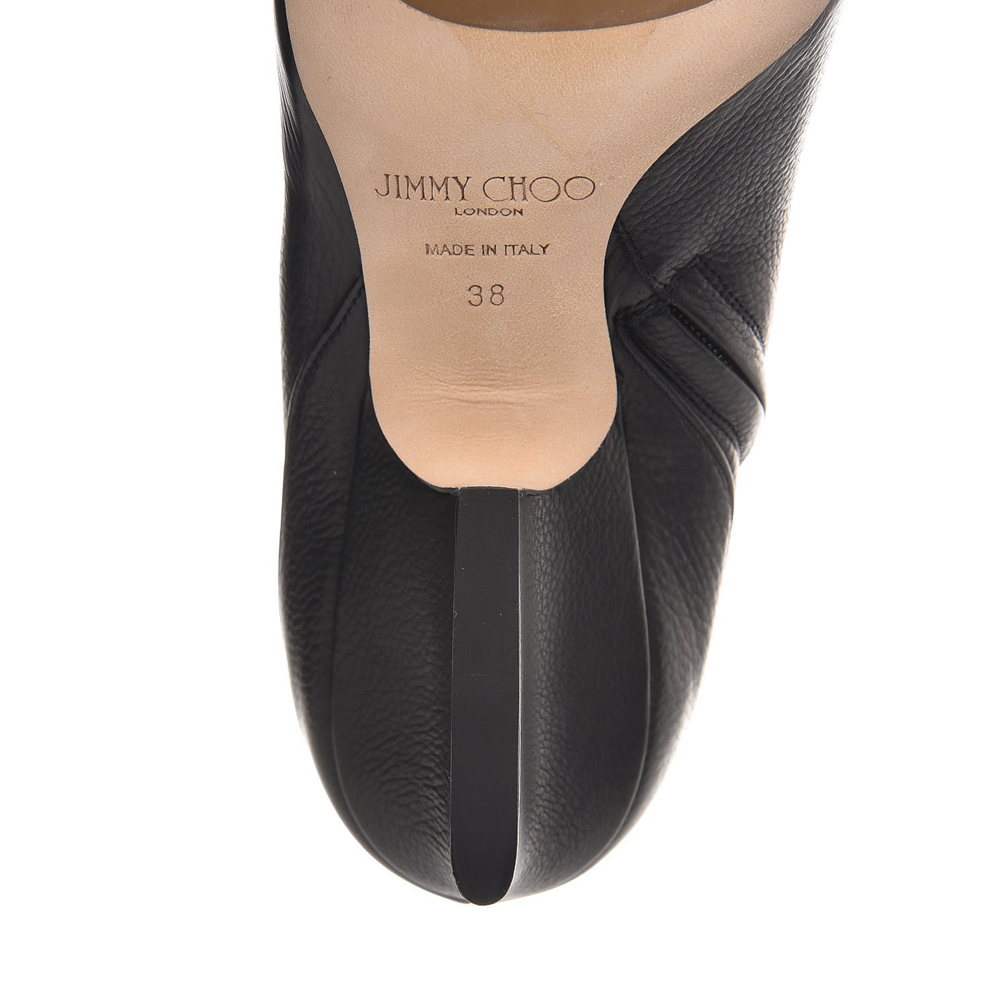 Grainy Calfskin Autumn 65 Ankle Boots 38 Black