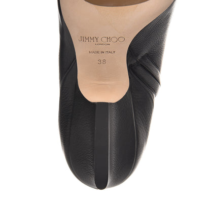 Jimmy Choo Grainy Calfskin Autumn 65 Ankle Boots 38 Black 12 of 14