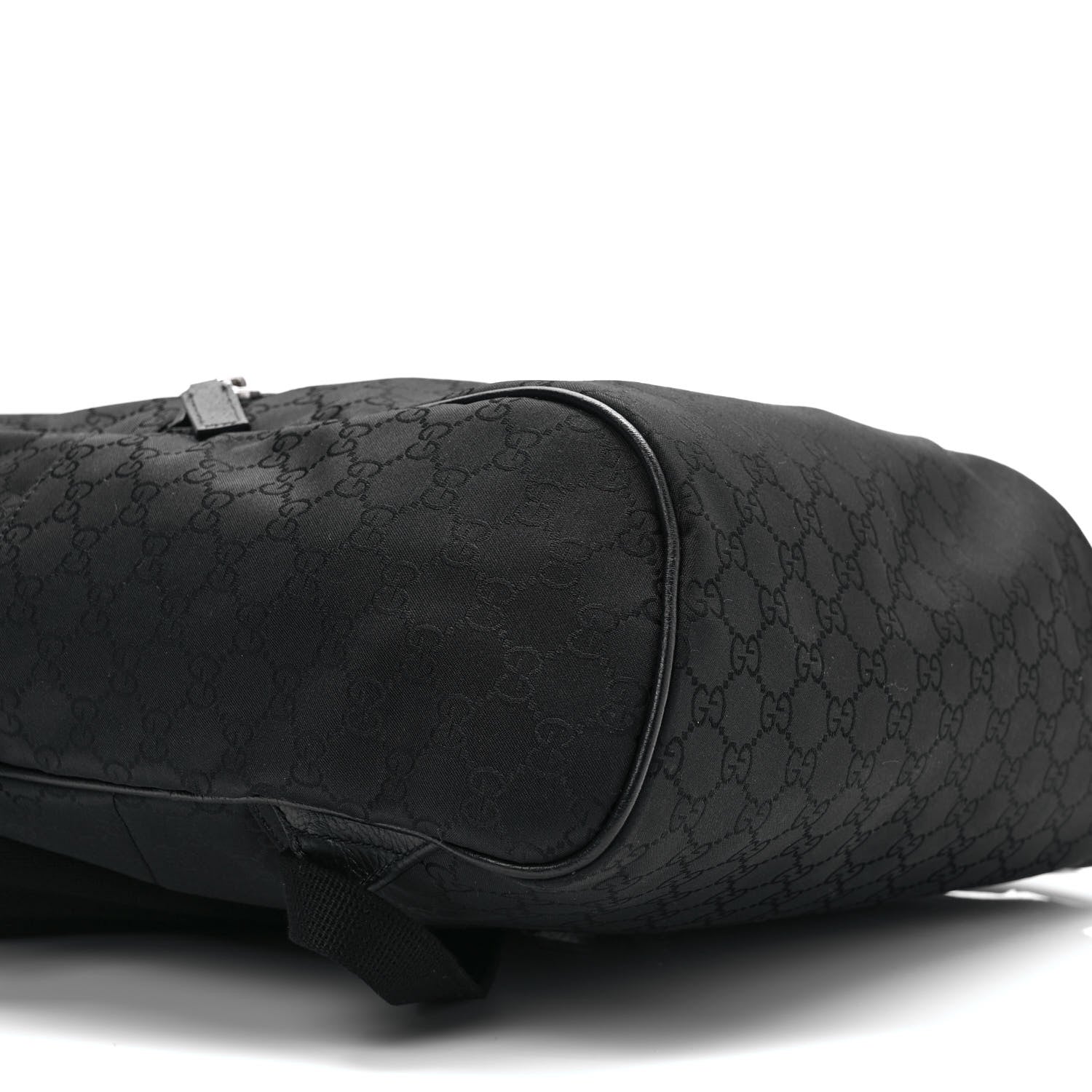 Gucci Nylon Monogram Slim Backpack Black 7 of 8
