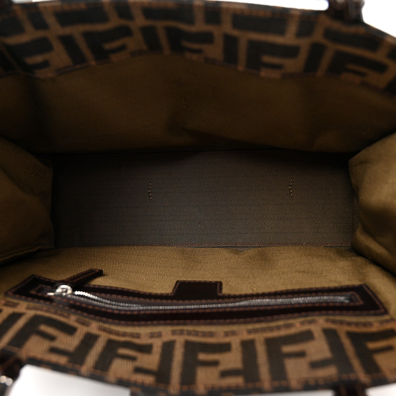 Fendi Zucca Shopping Tote Tobacco 5 of 12