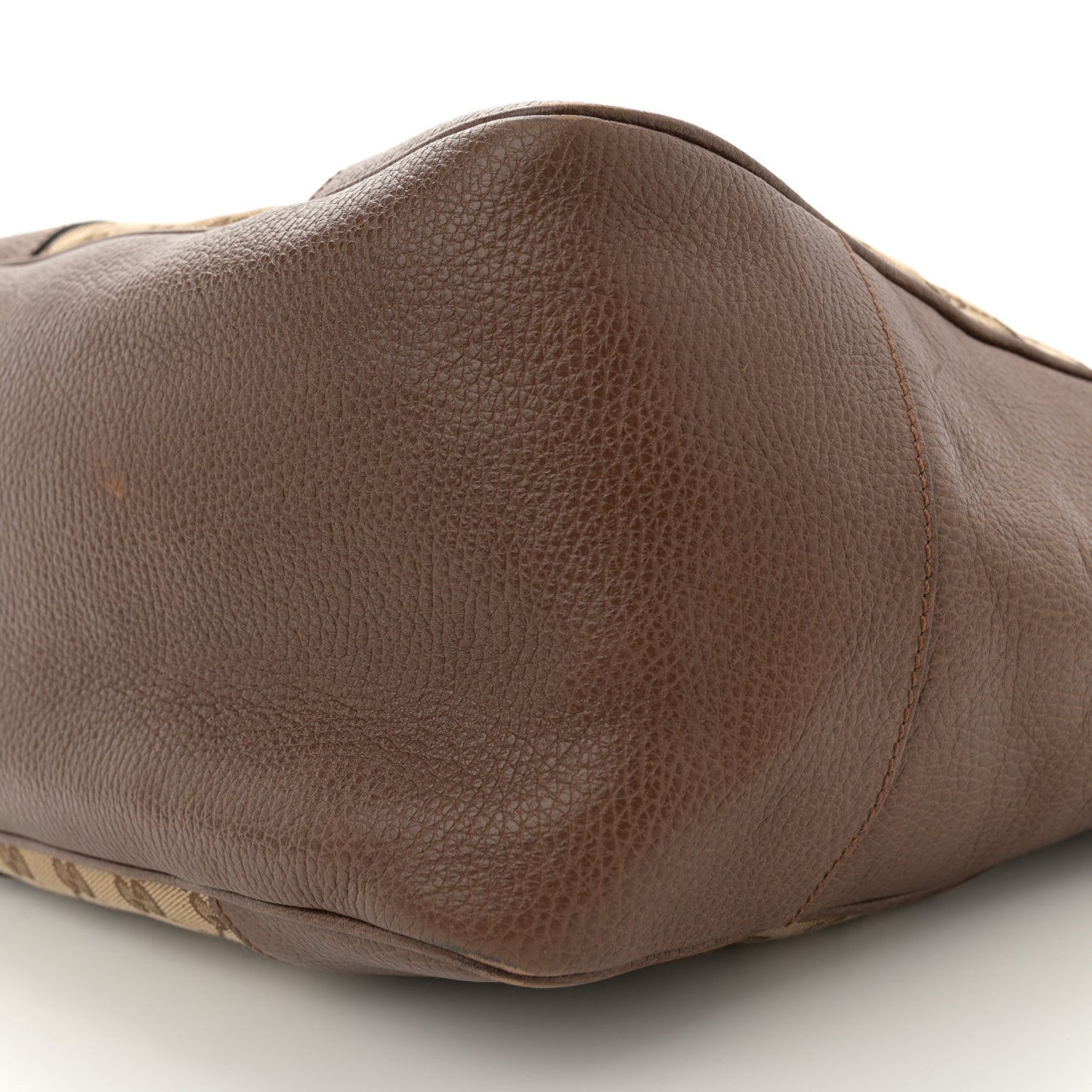 Monogram Medium Bree Zippered Tote Beige Tabacco