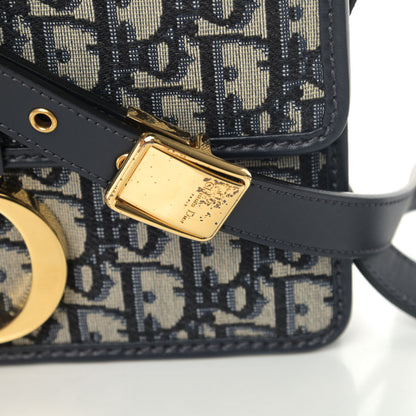 Christian Dior Oblique 30 Montaigne Flap Bag Blue 5 of 5
