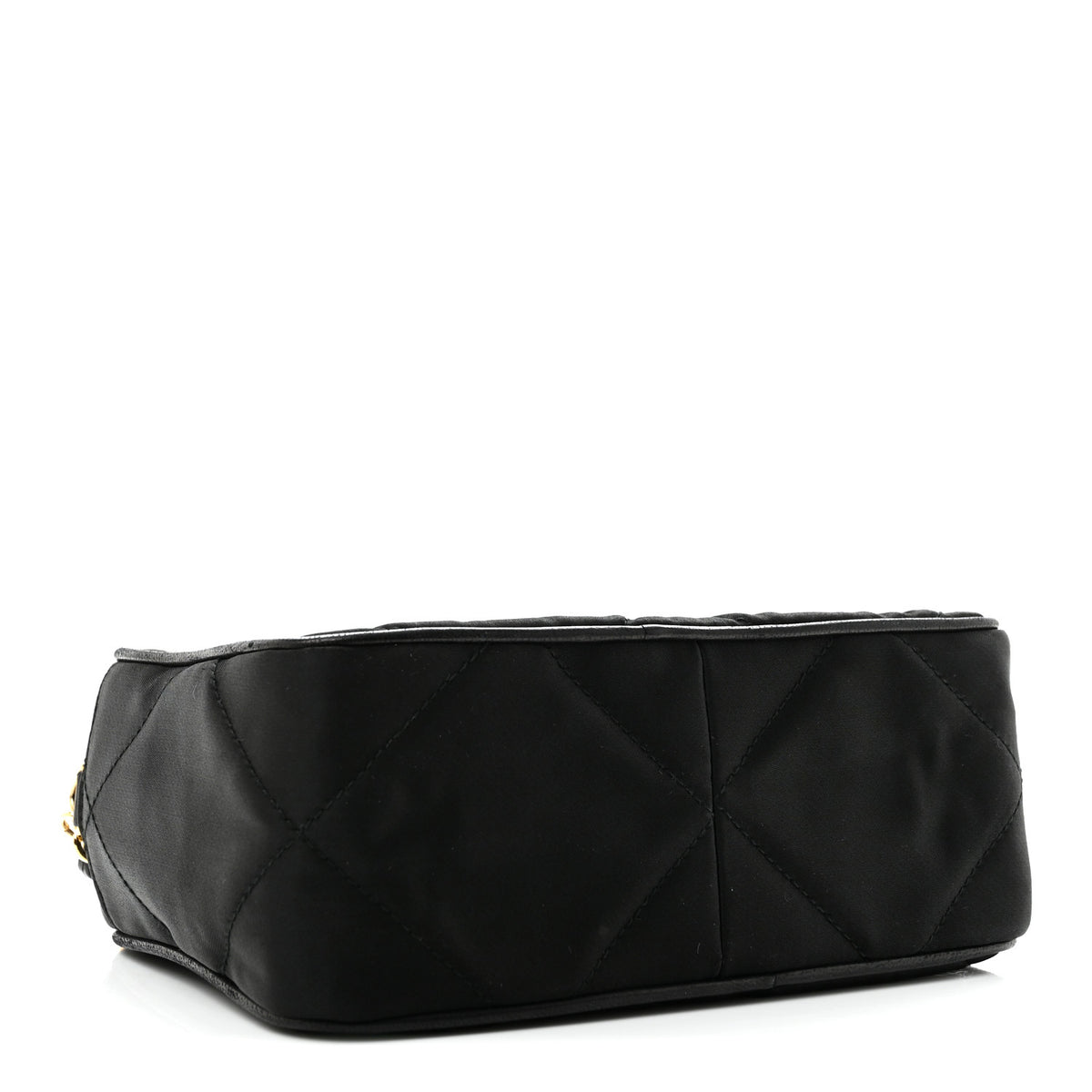 Chanel Satin Quilted Tassel Camera Case Black 4 of 14
