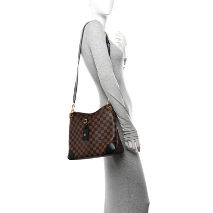 Louis Vuitton Damier Ebene Odeon MM Black 2 of 9