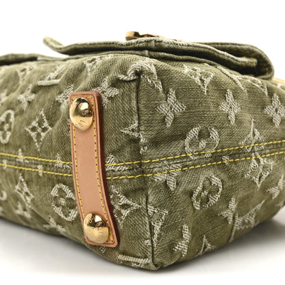 Louis Vuitton Monogram Denim Baggy PM Lichen 9 of 9