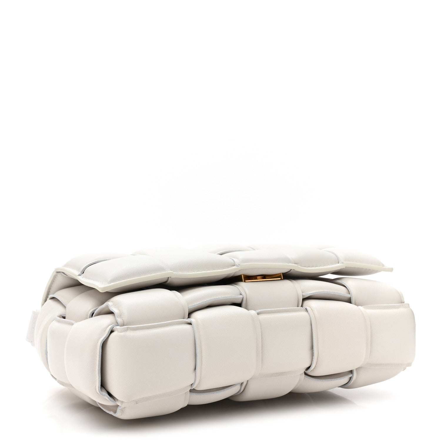 Bottega Veneta Nappa Maxi Intreccio Padded Cassette Crossbody Bag Chalk 4 of 8