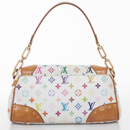 Louis Vuitton Monogram Multicolor Beverly MM White 4 of 9