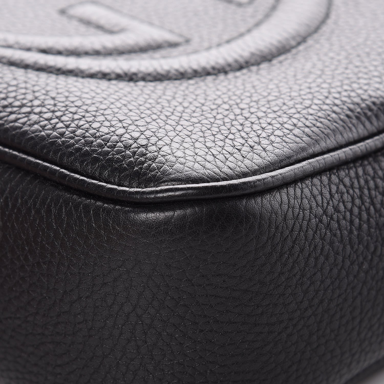 Gucci Pebbled Calfskin Small Soho Disco Bag Black 9 of 11