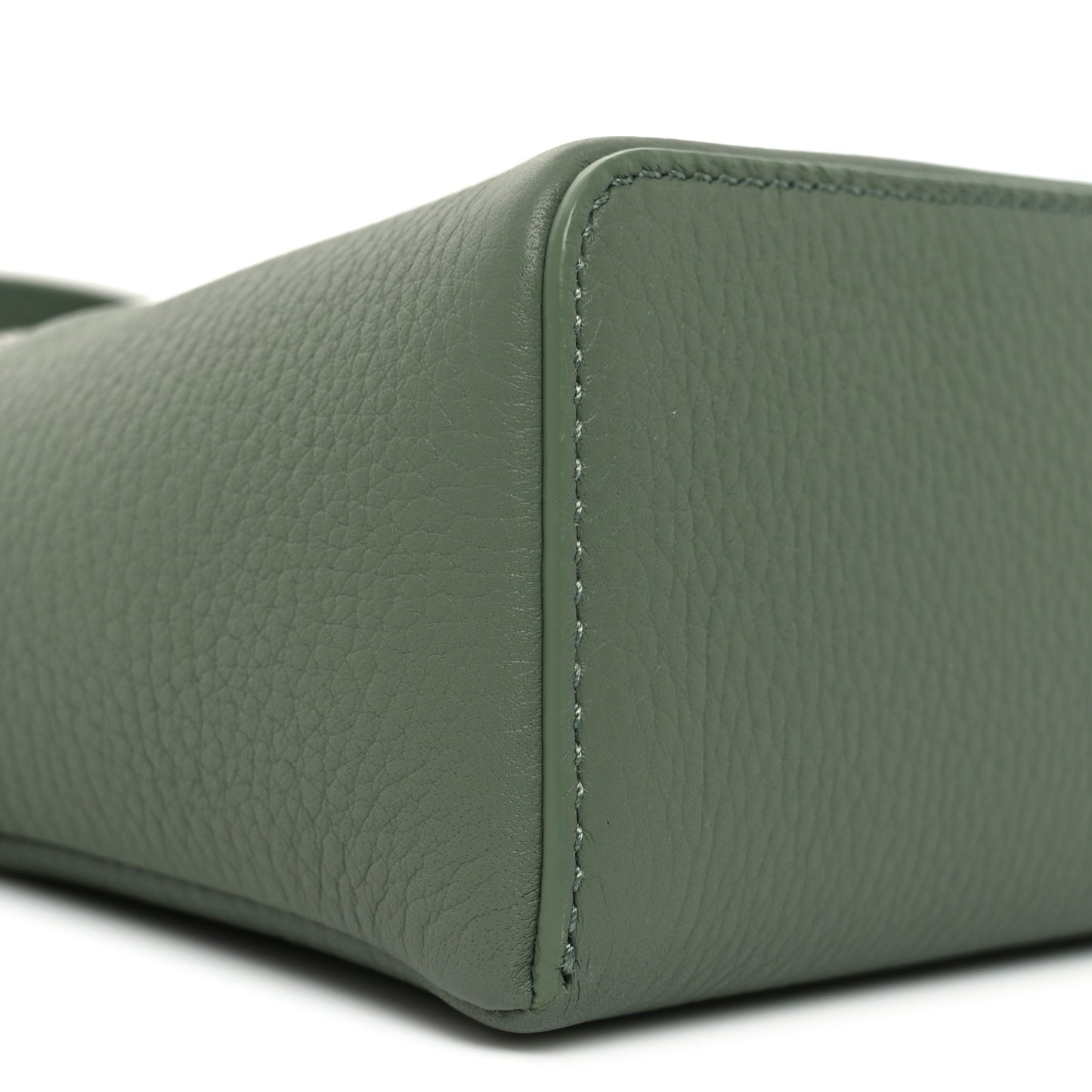 Grained Calfskin L19 Extra Pocket Pouch Sage Brush Leaves