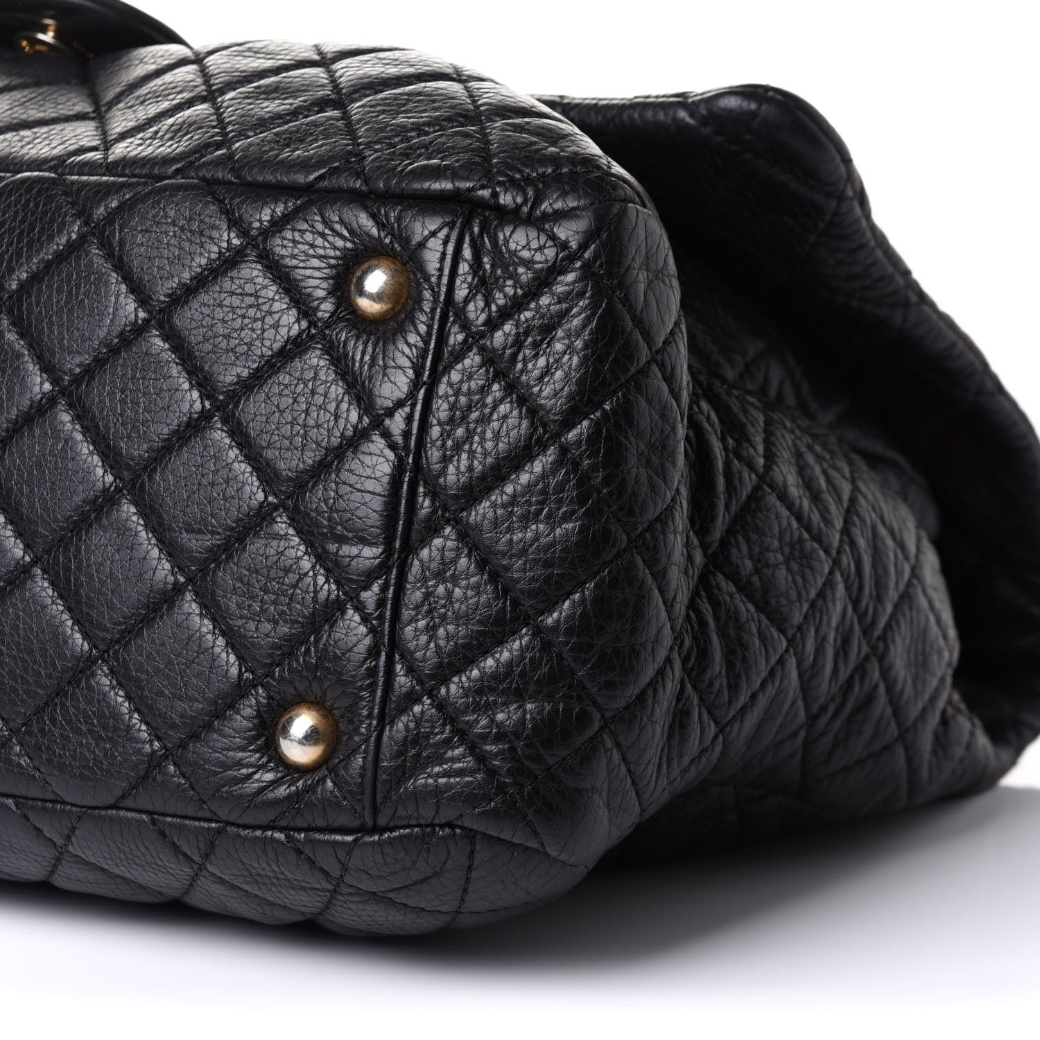 Chanel Calfskin Quilted XXL Travel Flap Bag Black 10 of 12