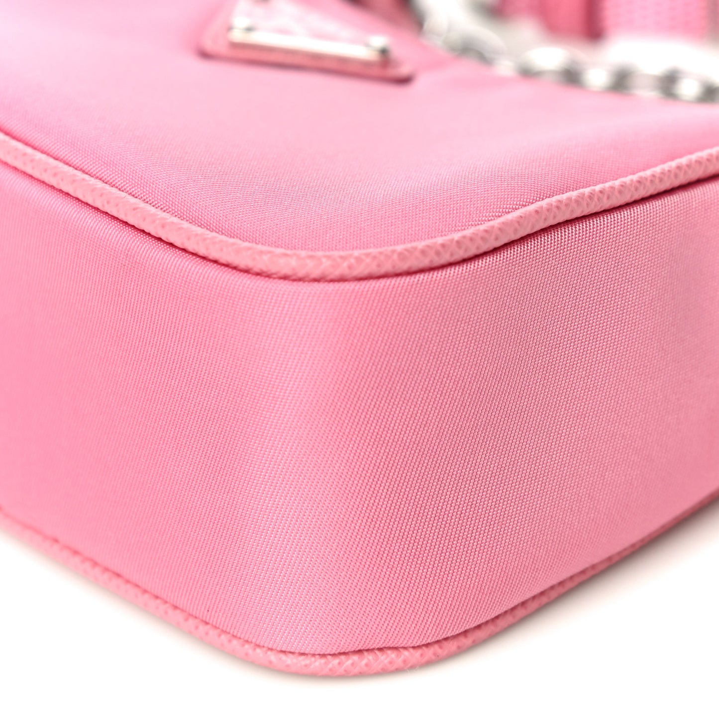 Tessuto Nylon Saffiano Mini Re-Edition 2000 Shoulder Bag Begonia