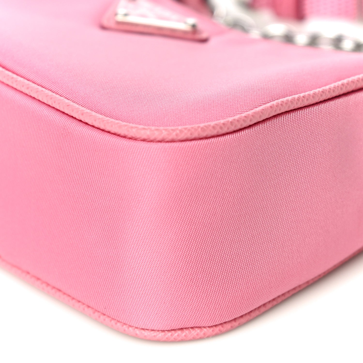 Prada Tessuto Nylon Saffiano Mini Re-Edition 2000 Shoulder Bag Begonia 6 of 11