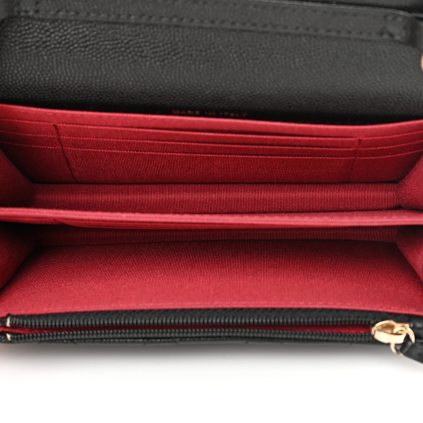 Caviar Quilted Mini Bracelet On Chain Wallet On Chain WOC Black