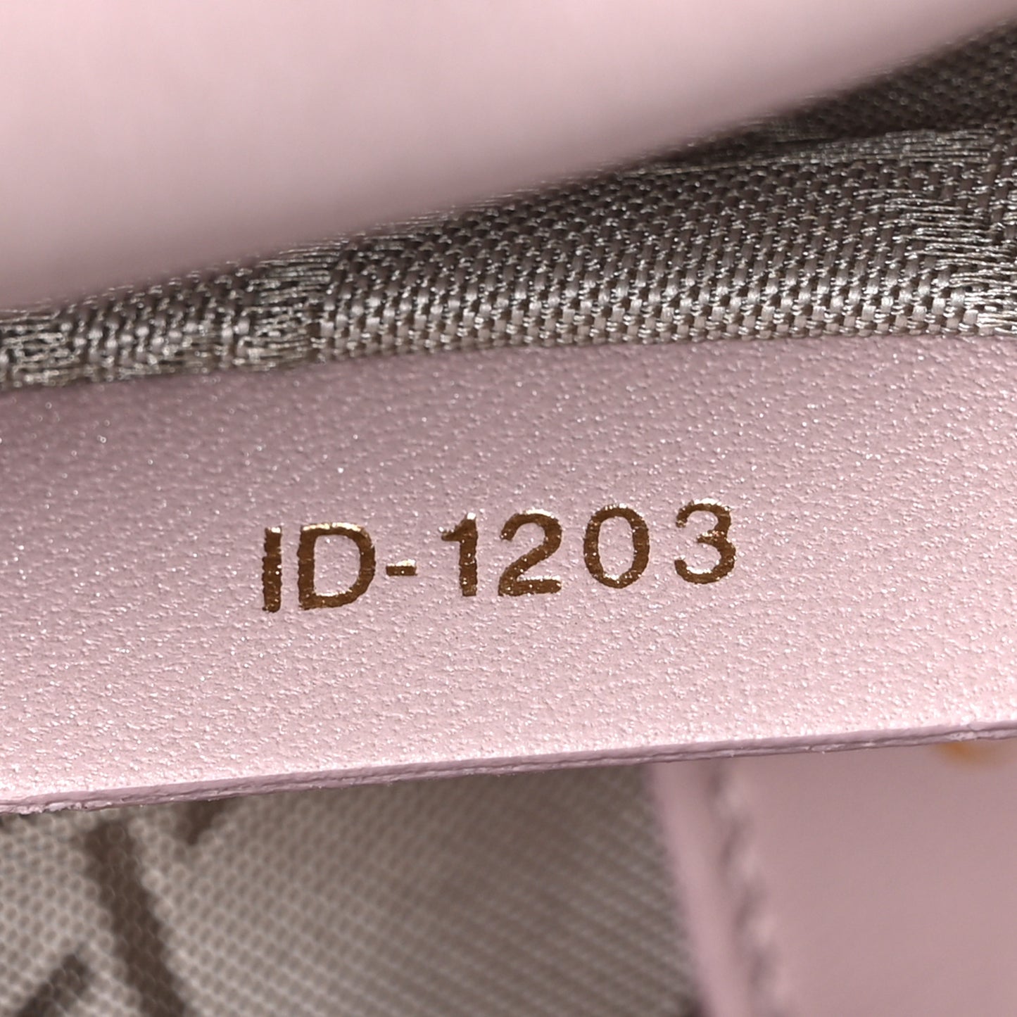 Metallic Lambskin Cannage Mini Lady Dior Lotus