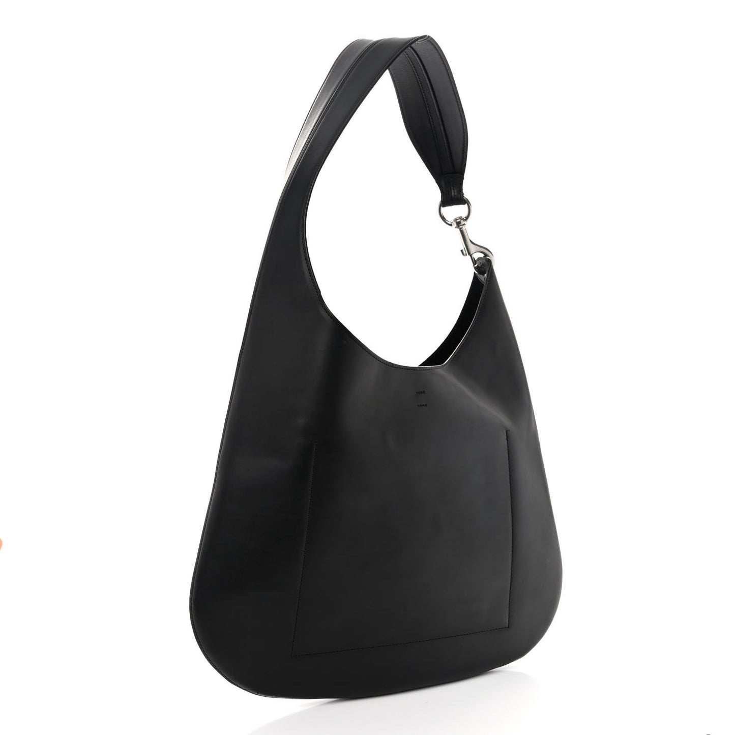 Calfskin Bean Bag Black