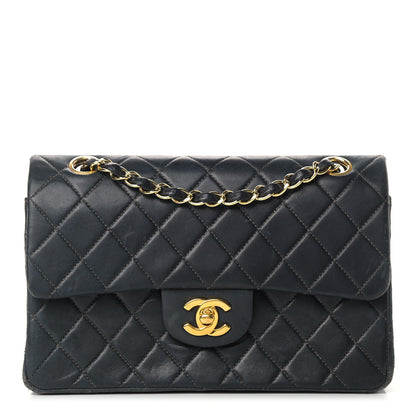 Chanel Lambskin Quilted Small Double Flap Black 1 of 20