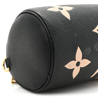 Louis Vuitton Empreinte Monogram Giant Papillon BB Black Beige 8 of 11