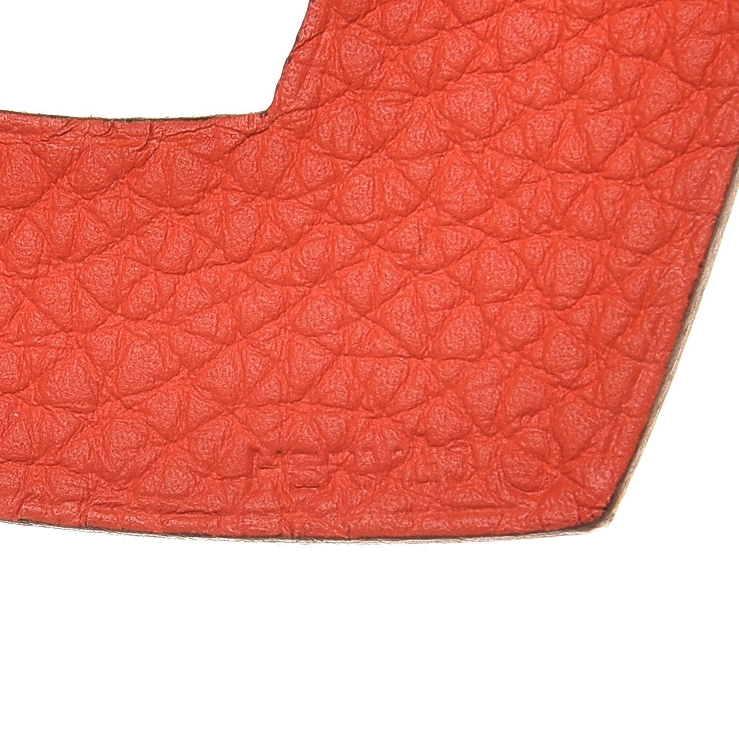 Hermes Togo Epsom Petit H Heart Bag Charm 3 of 3
