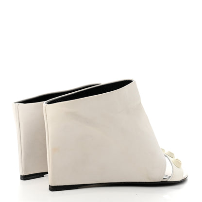 Balenciaga Smooth Nappa Opaque Wedge Sandals 37 White 4 of 30