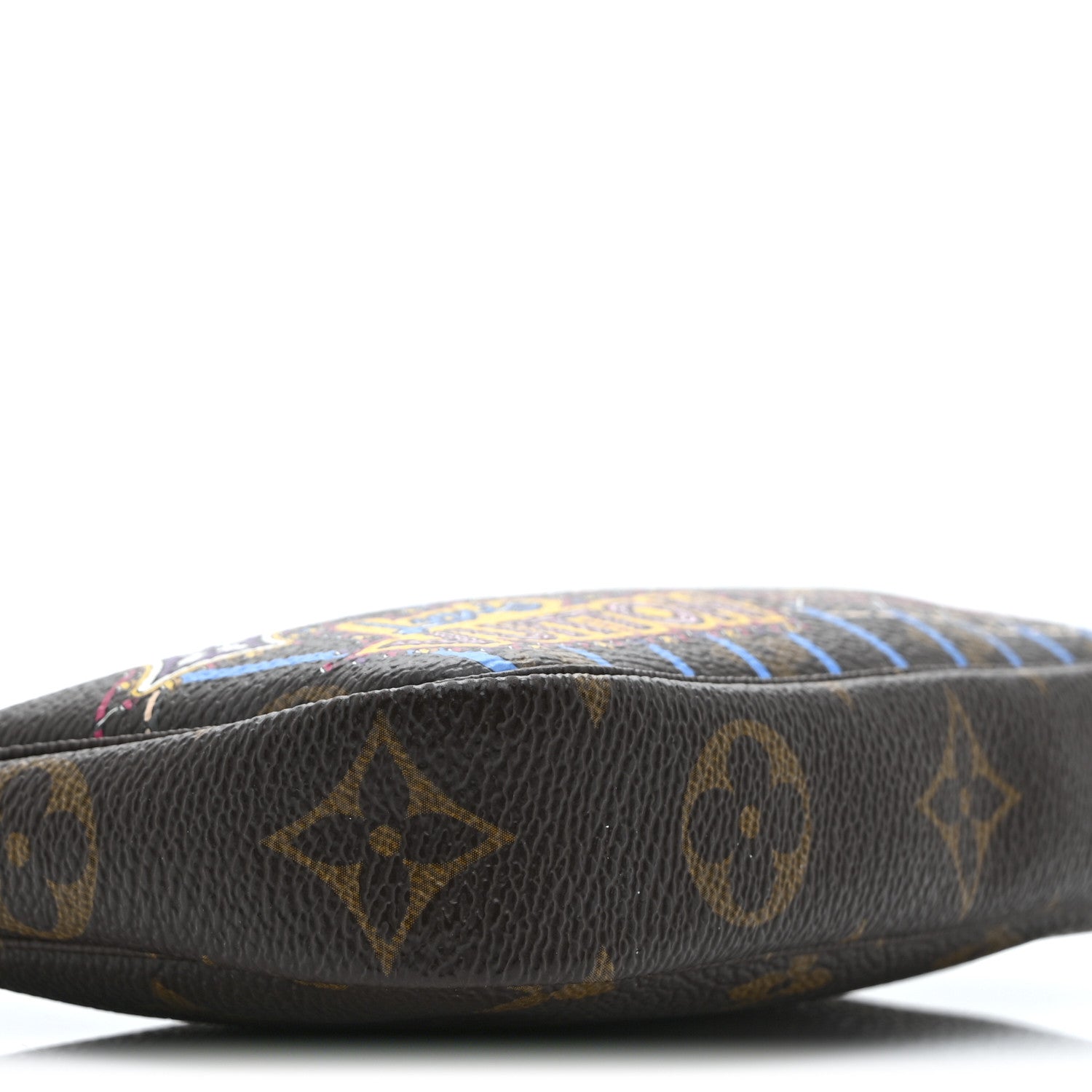 Louis Vuitton Monogram 2020 Christmas Animation Roller Coaster Mini Pochette Accessories Pivoine 9 of 10