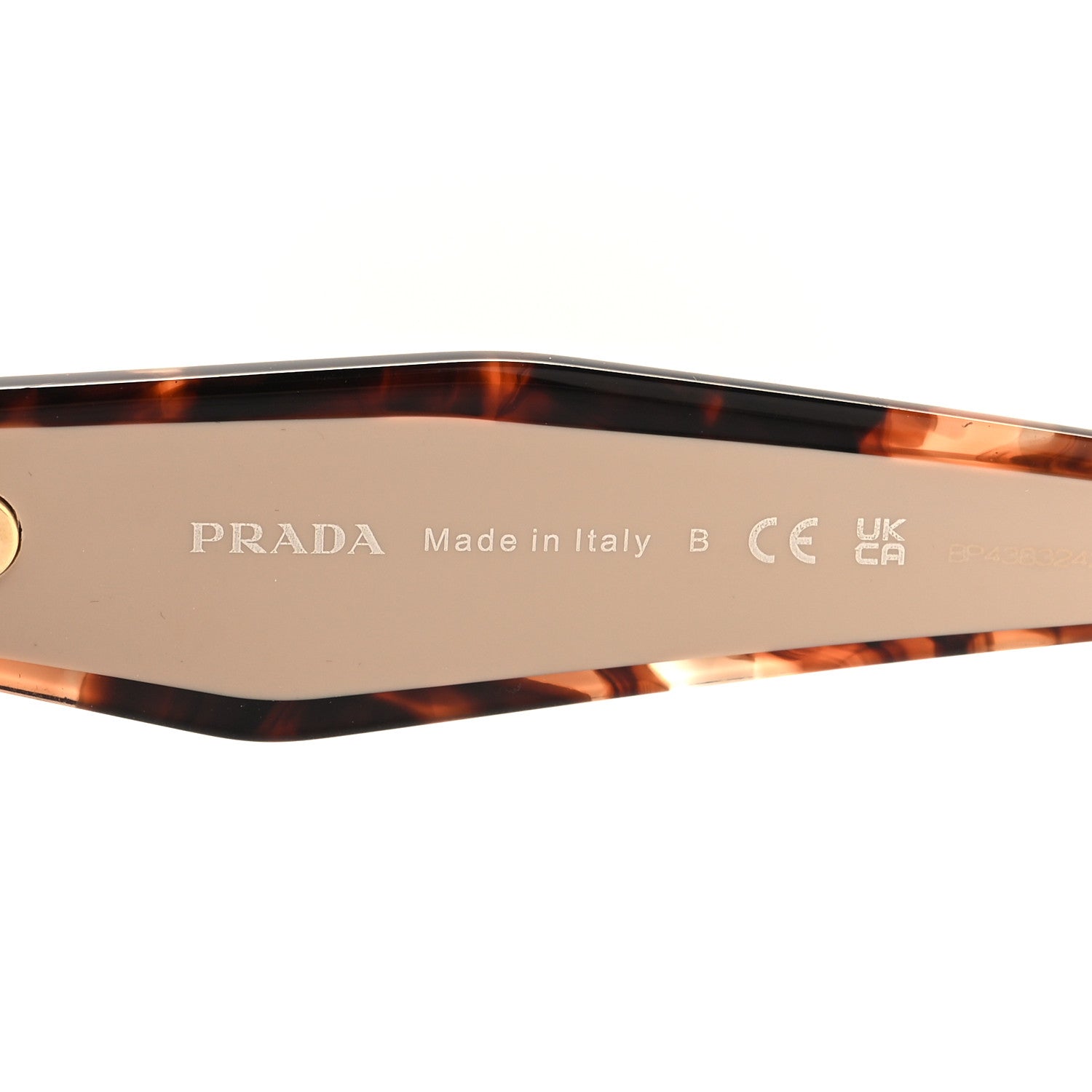 Prada Acetate Sunglasses SPR 15W-F Tortoise Caramel Powder 5 of 6