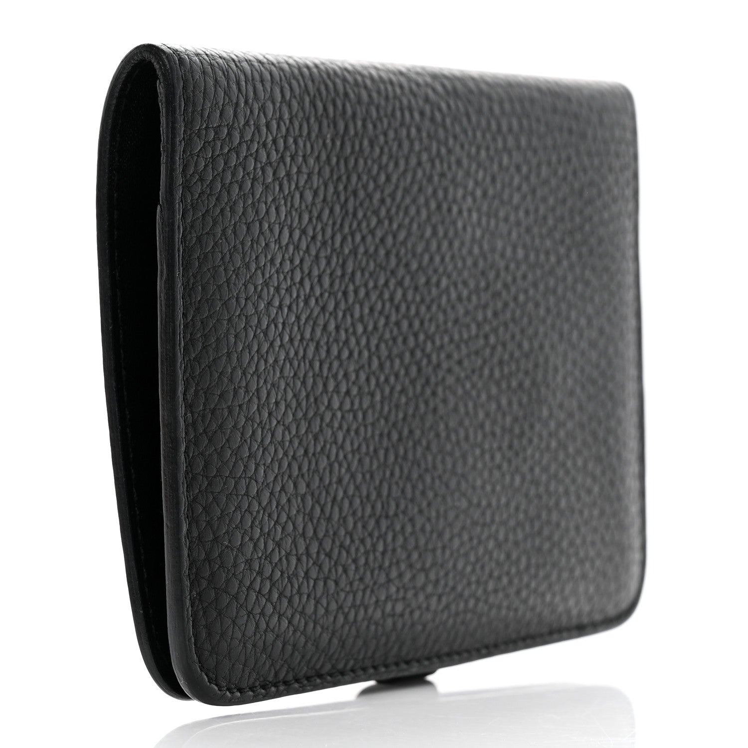 Hermes Togo Dogon Compact Wallet Black 3 of 9