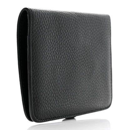Hermes Togo Dogon Compact Wallet Black 3 of 9