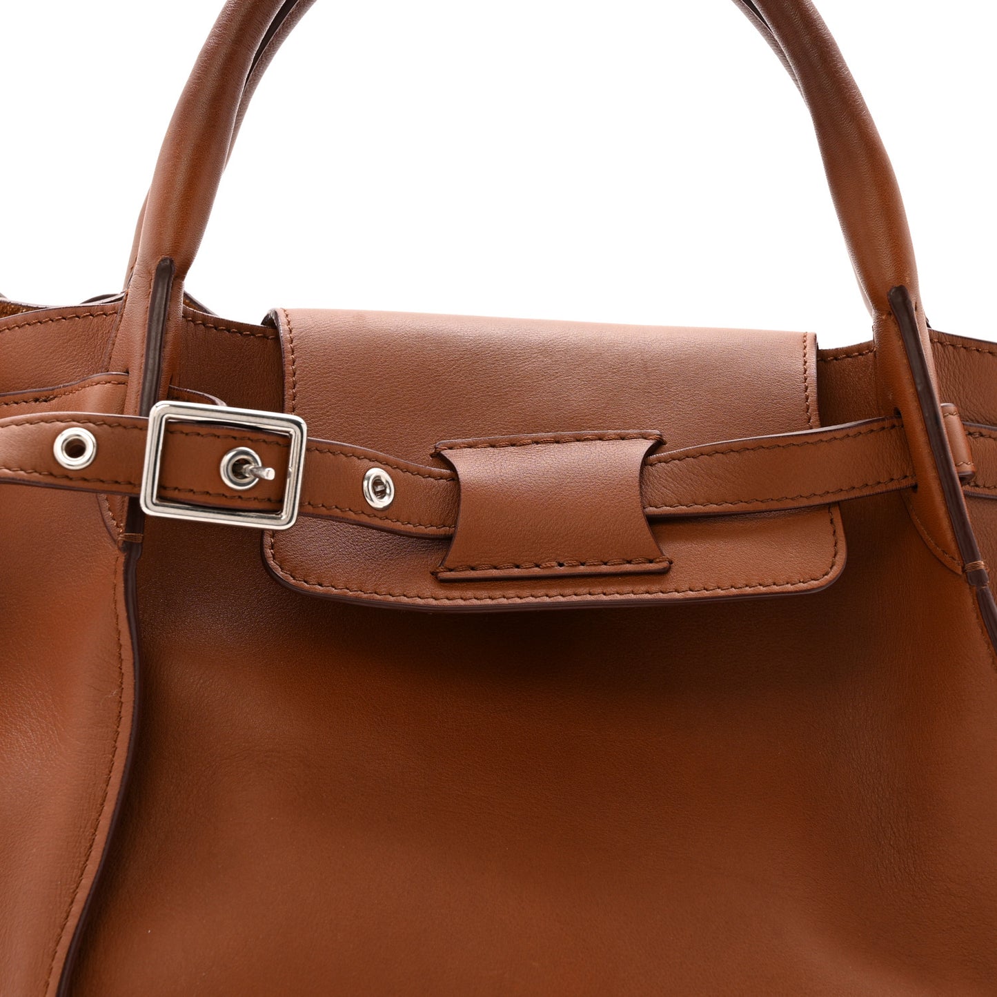 Smooth Calfskin Small Big Bag Tan