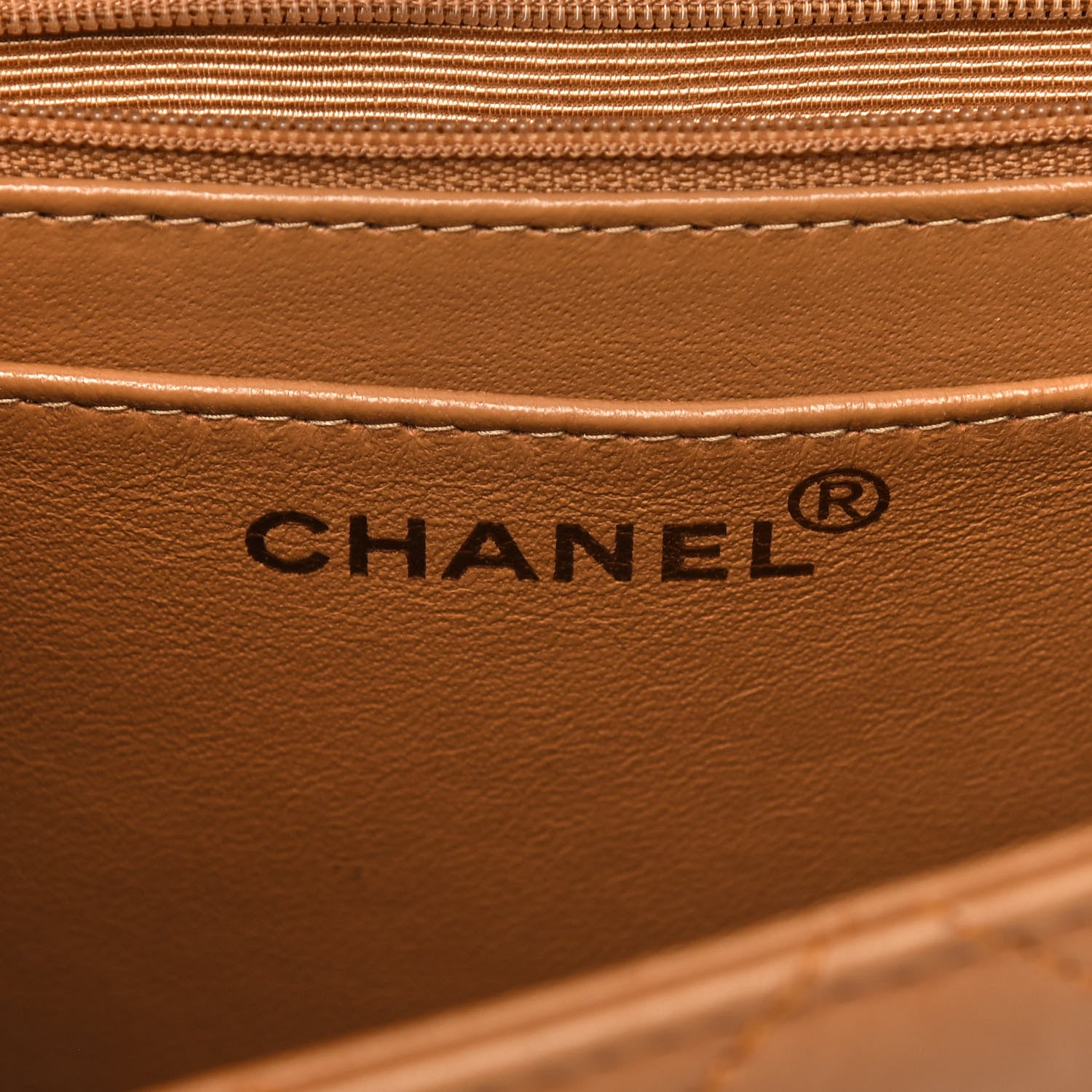 Chanel Lambskin Quilted Small Single Flap Beige 8 of 12