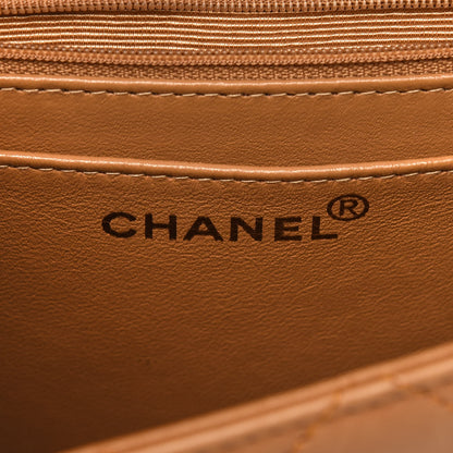 Chanel Lambskin Quilted Small Single Flap Beige 8 of 12