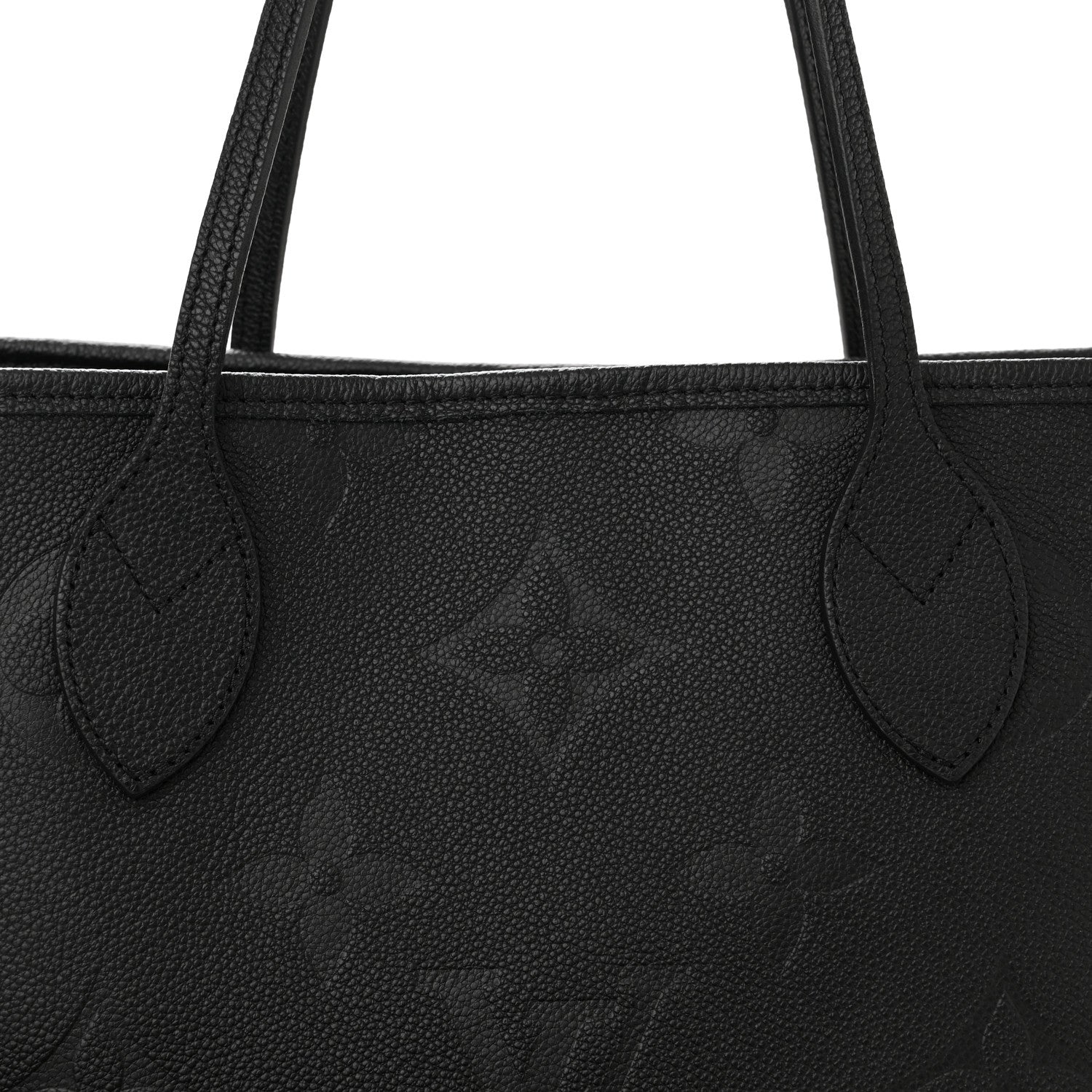 Louis Vuitton Empreinte Monogram Giant Neverfull MM Black 8 of 10