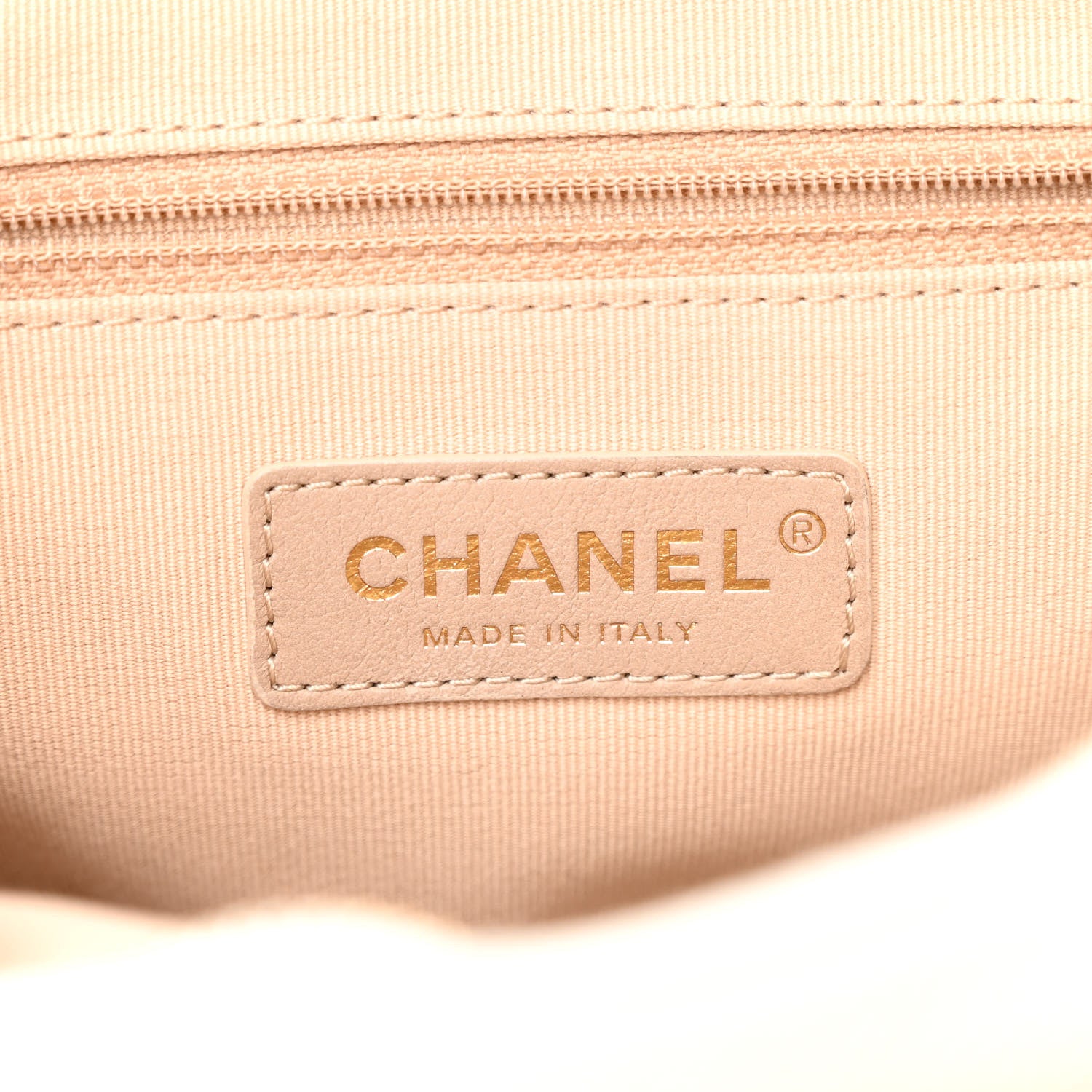 Chanel Shiny Caviar Quilted Chain Melody Backpack White 6 of 10