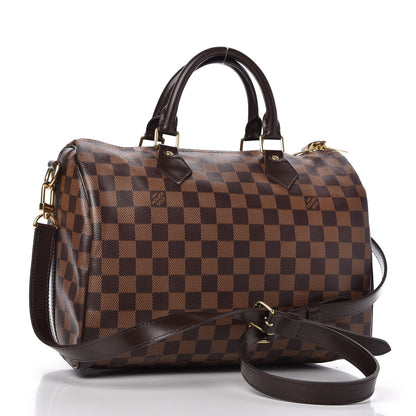 Louis Vuitton Damier Ebene Speedy Bandouliere 30 3 of 11