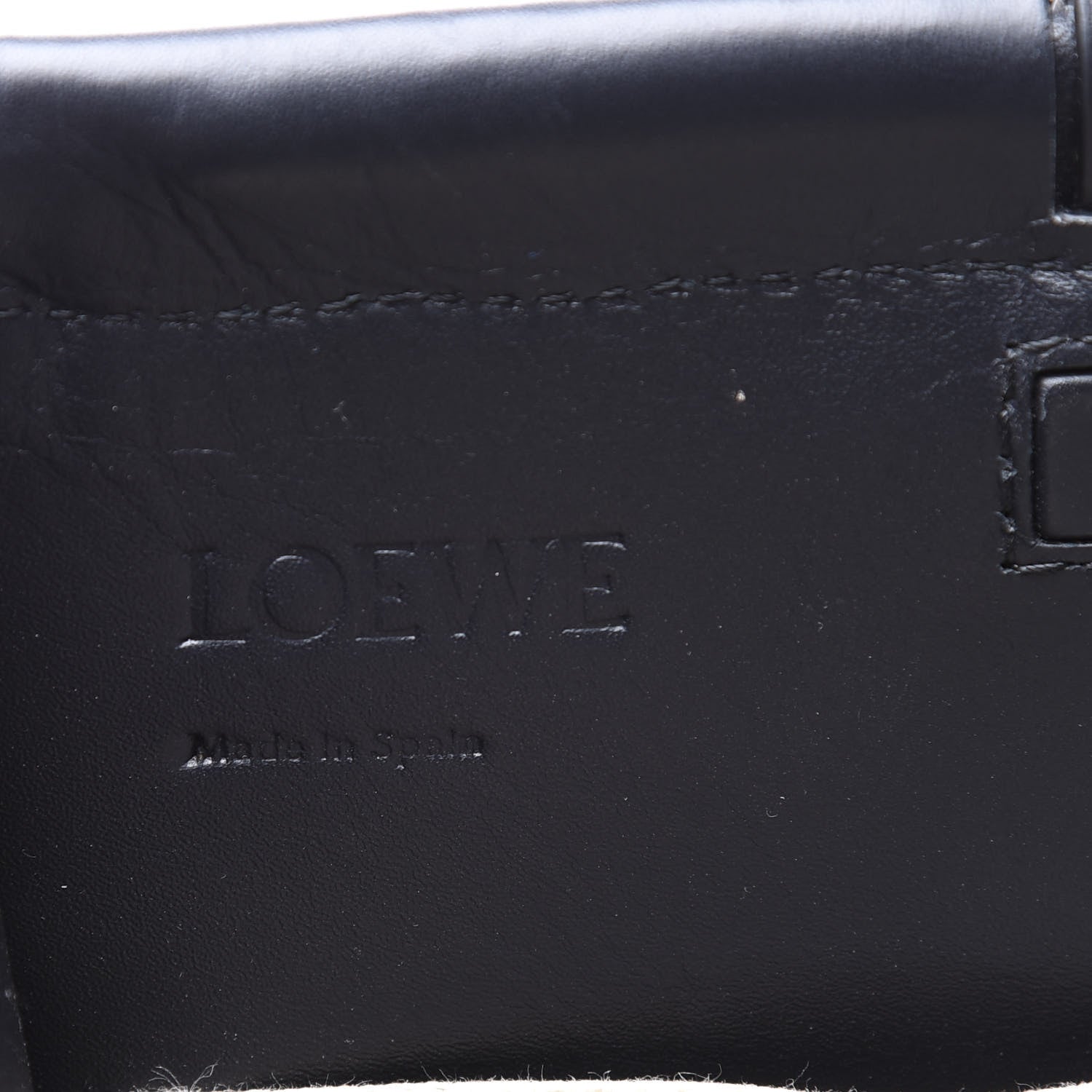 Loewe Canvas Calfskin Print Floral Cushion Tote Peacock Blue 5 of 8