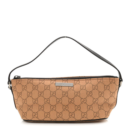 Gucci Monogram Boat Pochette Brown 1 of 9